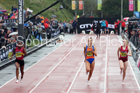 English Schools girls 150 metres, 2018 Great North CityGames. Photo: David T. Hewitson/Sports for All Pics